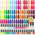 48PC Air Quick Dry Nail Polish Set - 48 Colors for DIY Looks