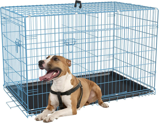 FDW Dog Crate for Medium Dogs 36 Inch Folding Metal Wire Cage