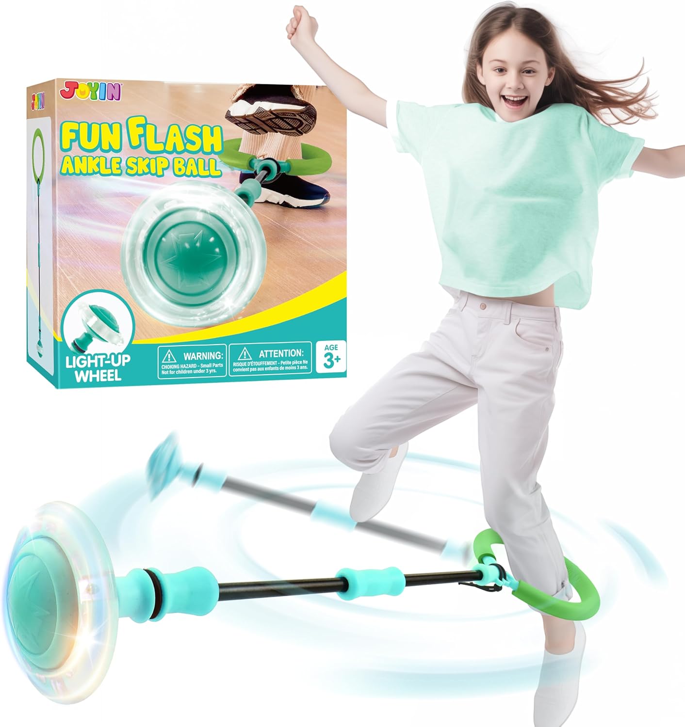 Flashy Skip Ball for Fun Kids Play