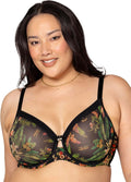 Curvy Couture Sheer Mesh Bra for Comfort and Elegant Fit