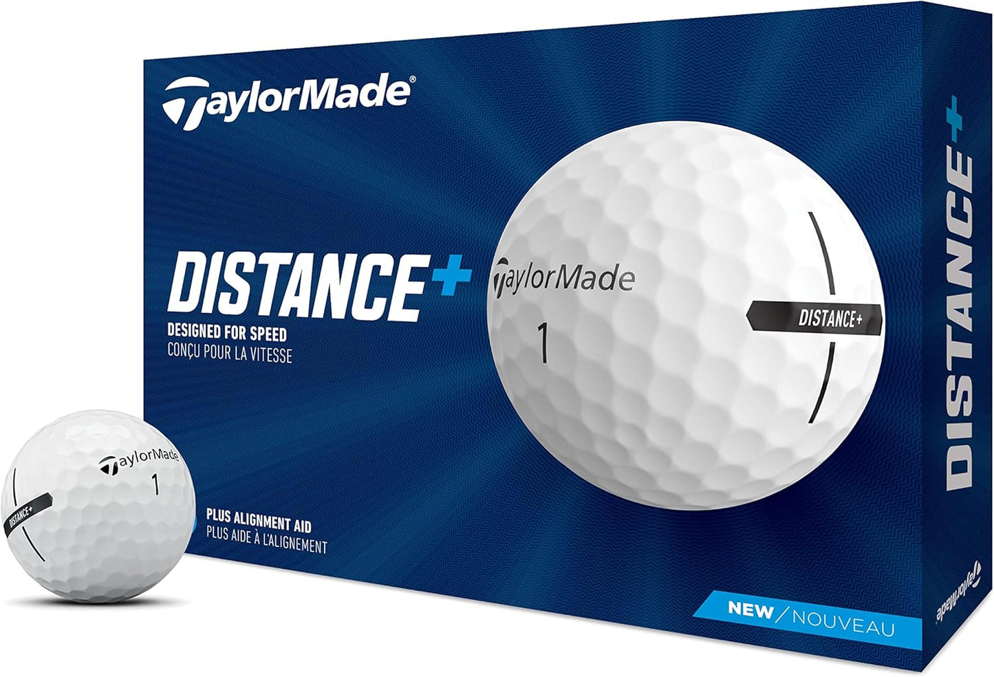 TaylorMade 2021 Distance+ Golf Balls - Longer Drives!