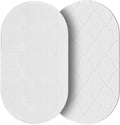 30x15 Oval Baby Bassinet Mattress 2 in Dual-Season Gel Memory Foam