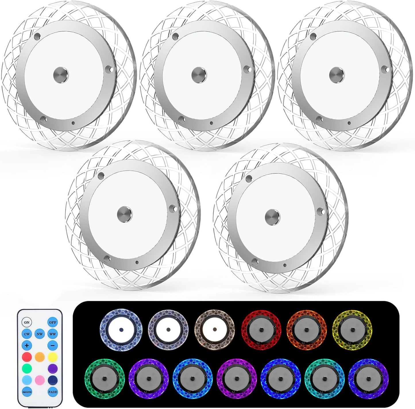 BlueFire Upgrade 600LM RV Lights Interior with Dimmer Switch