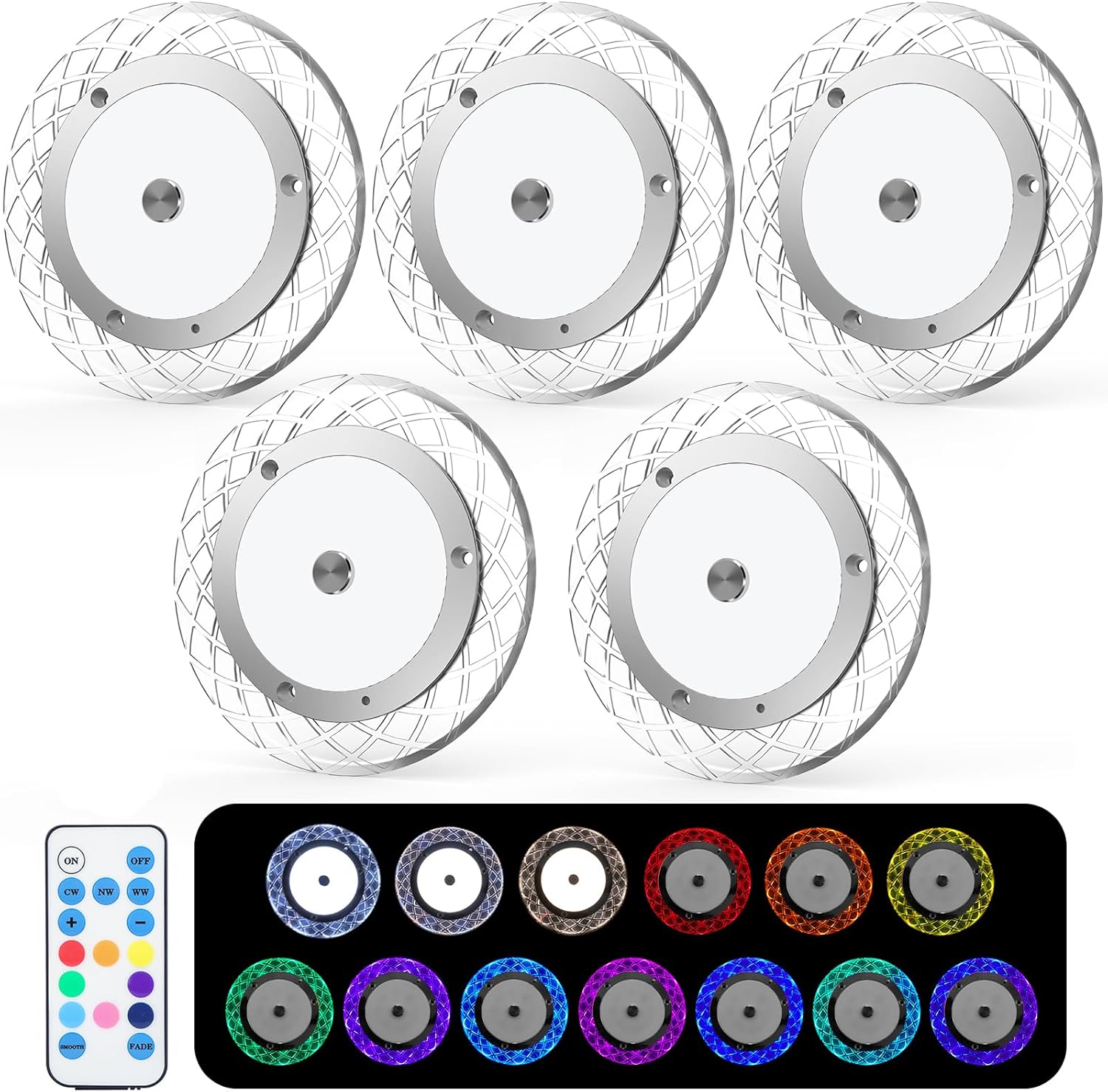 BlueFire Upgrade 600LM RV Lights Interior with Dimmer Switch