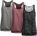 Beyove Racerback Tank Tops for Women - 3 Pack Comfortable Activewear
