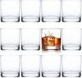 Double Old Fashioned Whiskey Glasses 12 Pack - 10 oz Rocks Glasses