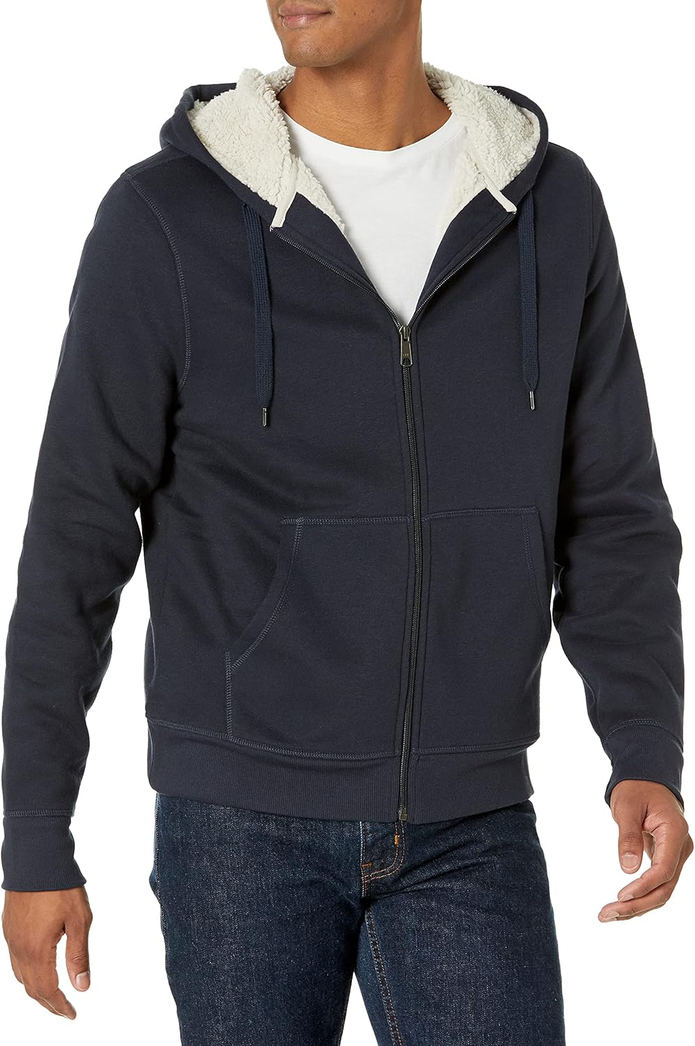 Cozy Sherpa-Lined Men's Hoodie by  Essentials