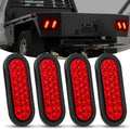 Nilight 6in Oval Trailer Tail Light 4PCS - Bright Two-Mode LED