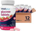 TRUEplus Glucose Tablets Raspberry Flavor - Fast-Acting Relief