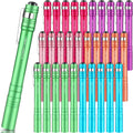 Mini Pen Flashlights 30 Pack Bulk LED Penlights - Colorful Pocket