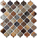 STICKGOO Arabesque Peel and Stick Backsplash Tile - Thicker Multicolor