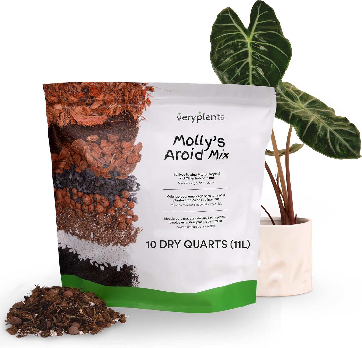 Molly's Aroid Mix - Premium Soilless Potting Mix for Houseplants