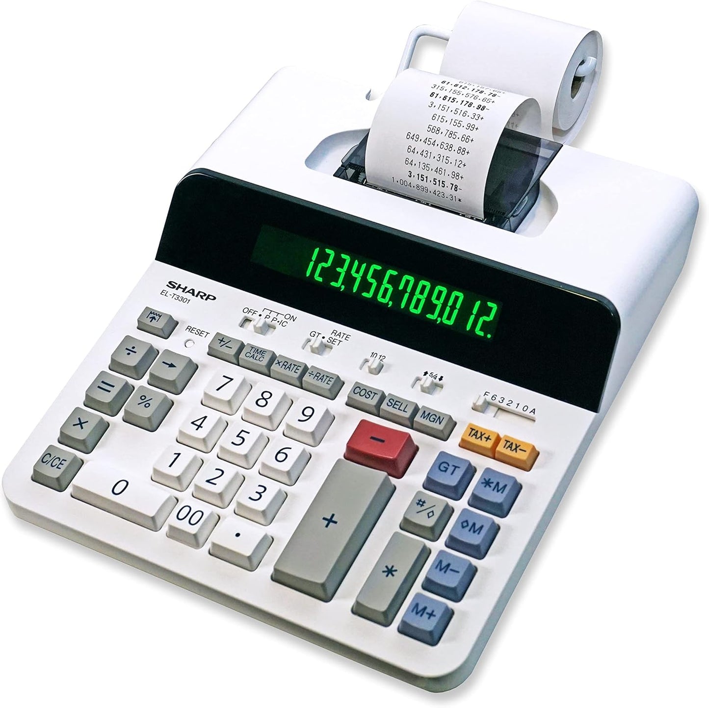 Sharp 12-Digit Printing Calculator - Inkless, Fast Printing