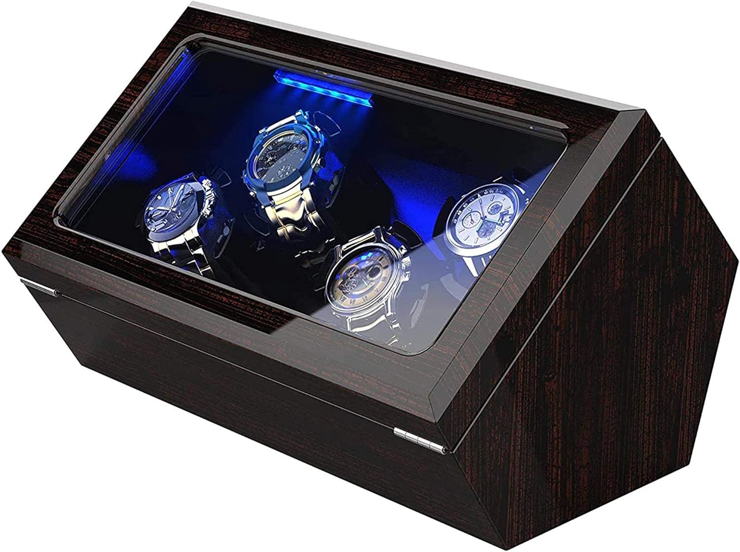 INCLAKE Watch Winder: Silent, 4 Rotations, Rolex Pillow
