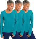 Healing Hands Mackenzie Women's Underscrub Long Sleeve Tee - Modern 3