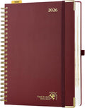 POPRUN 2026 Daily Planner One Page A Day - Large A4 Daily Planner