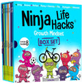 Ninja Life Hacks Growth Mindset 8 Book Box Set for Kids