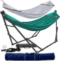 Tranquillo Combo x2 Hammocks with Stand - Portable 600lb Double