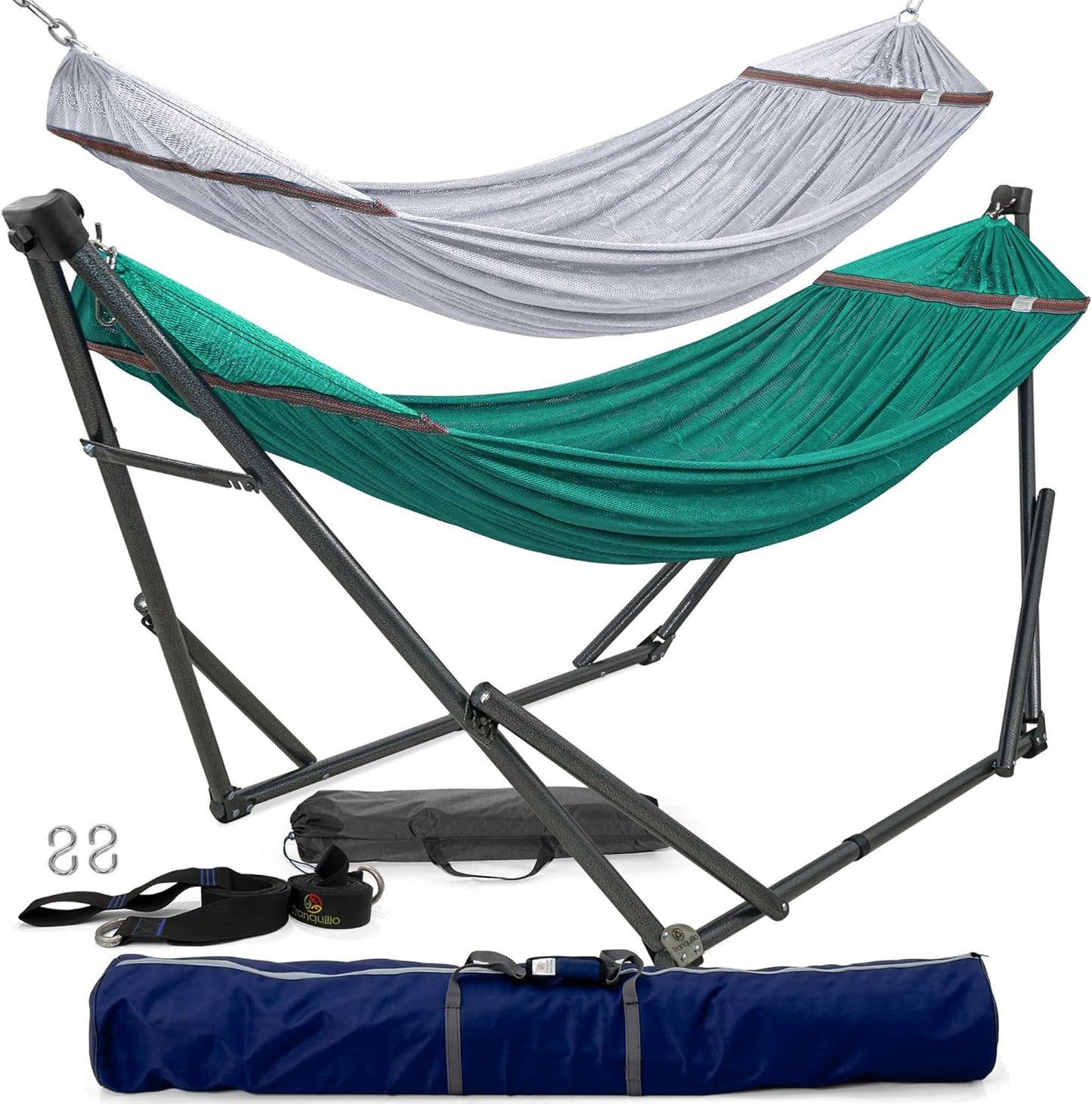 Tranquillo Combo Hammocks with Stand for Outdoor Relaxation