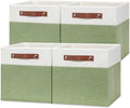 Fabric Storage Cubes 12 in 4-Pack - Foldable Closet Organizers