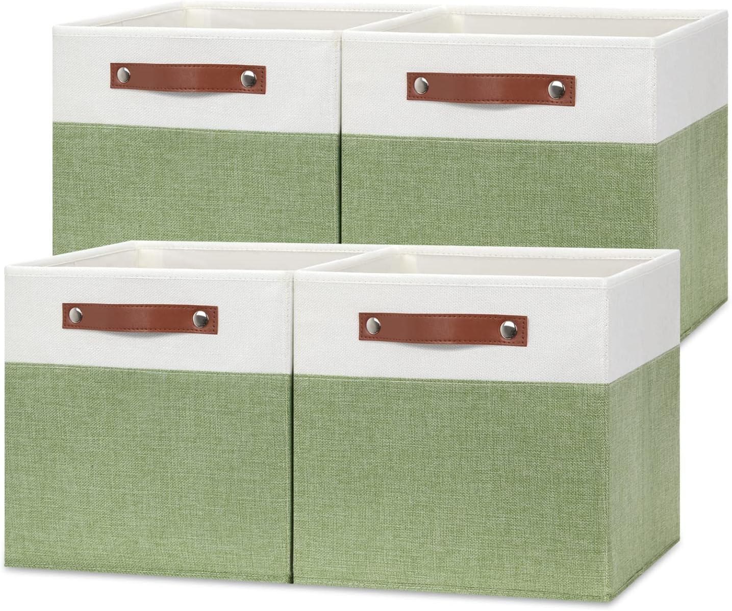 Temary 12 Inch Fabric Storage Cubes for Organizing Your Home