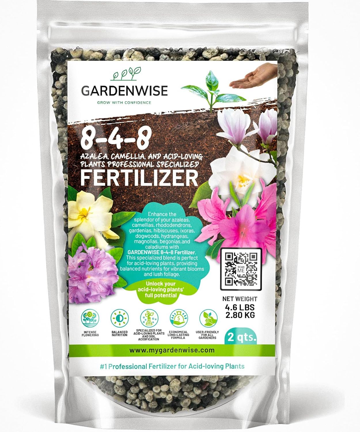 8-4-8 Acidic Fertilizer for Vibrant Blooms and Growth