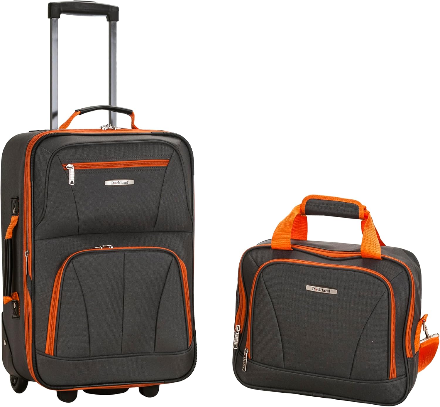 Rockland Fashion Expandable Softside Luggage Set for Travel