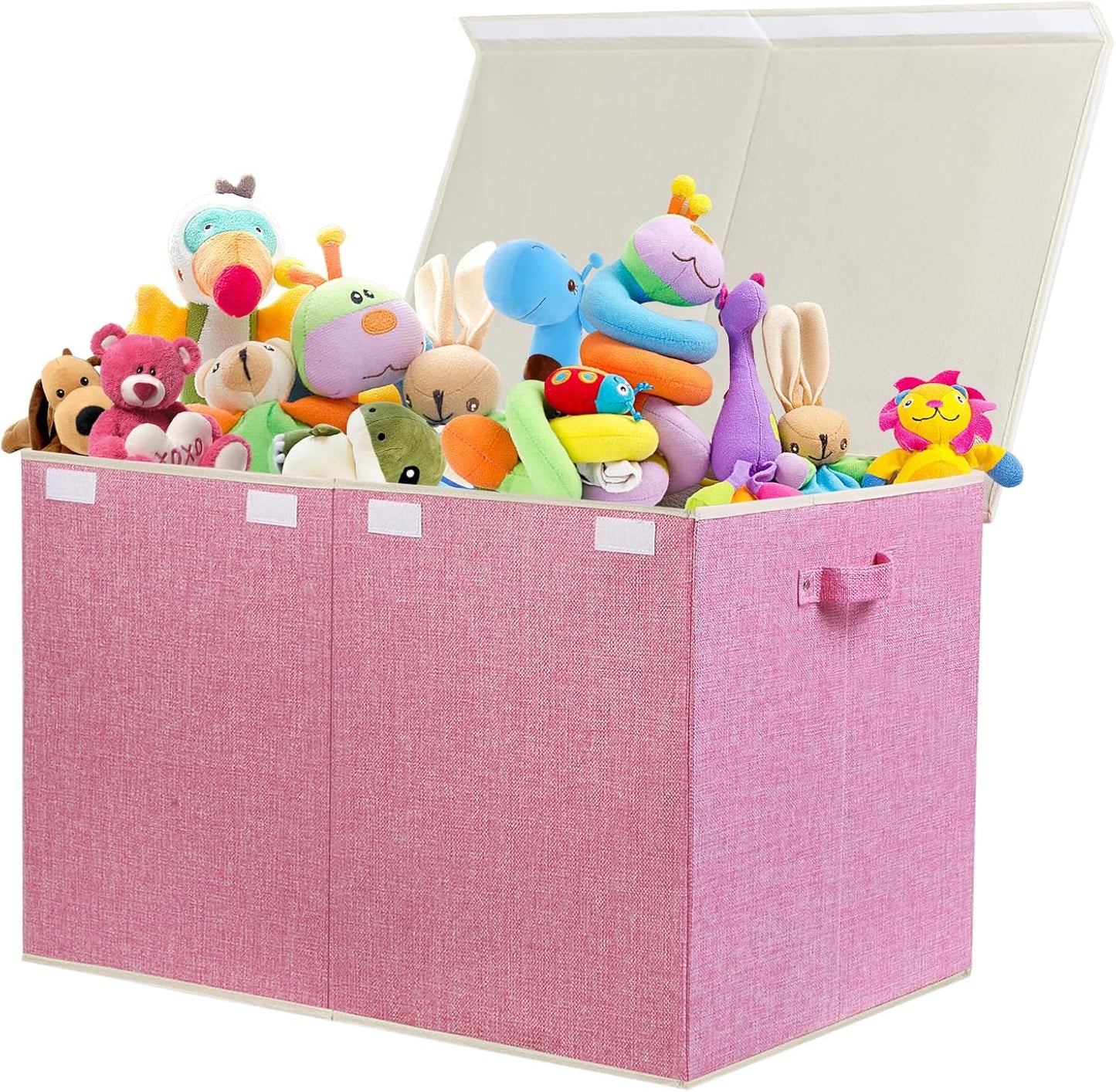122L Large Toy Box Chest with Lid for Kids Storage Organizer