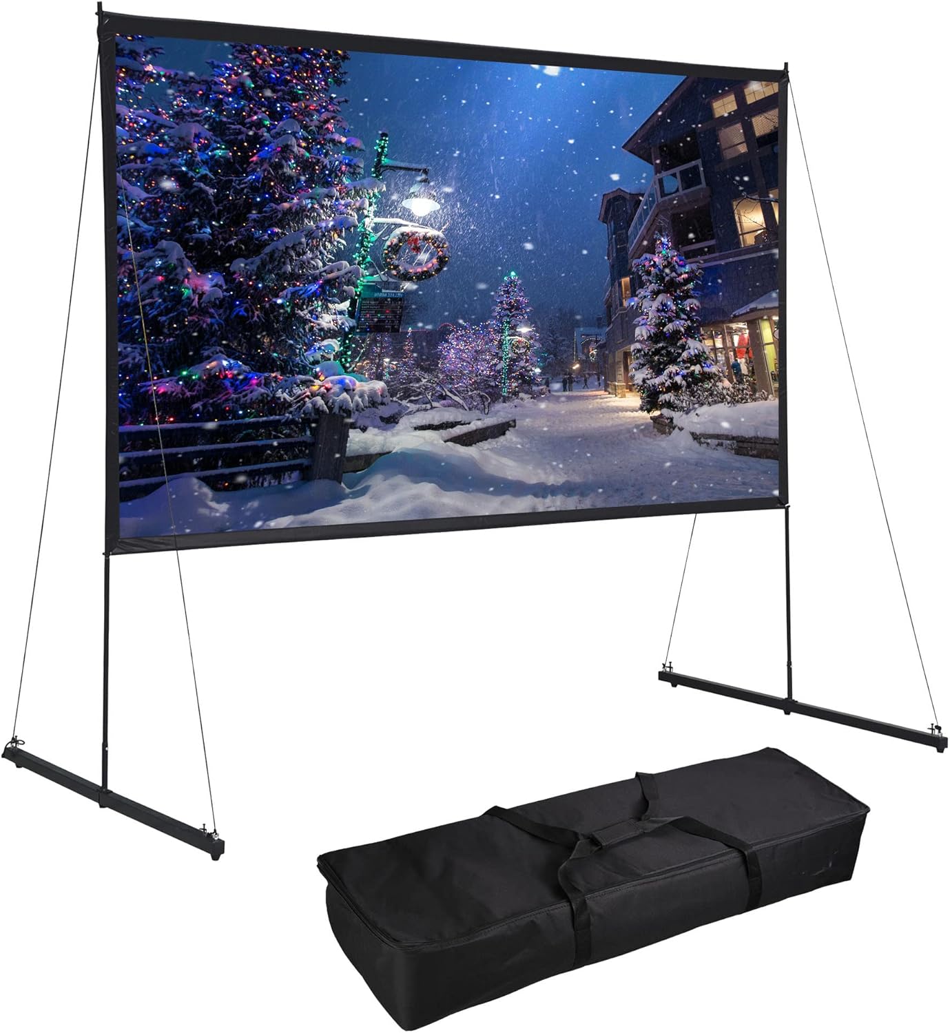 100in Detachable Projector Screen for Outdoor Movie Nights