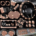 Bling Car Accessories Set 27 PCs - Sparkly Interior Upgrade
