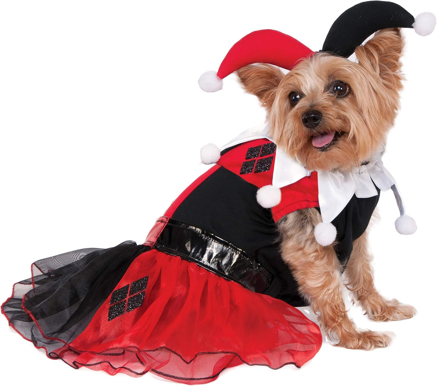 Harley Quinn Pet Costume for Dogs or Cats - Large Size Fun