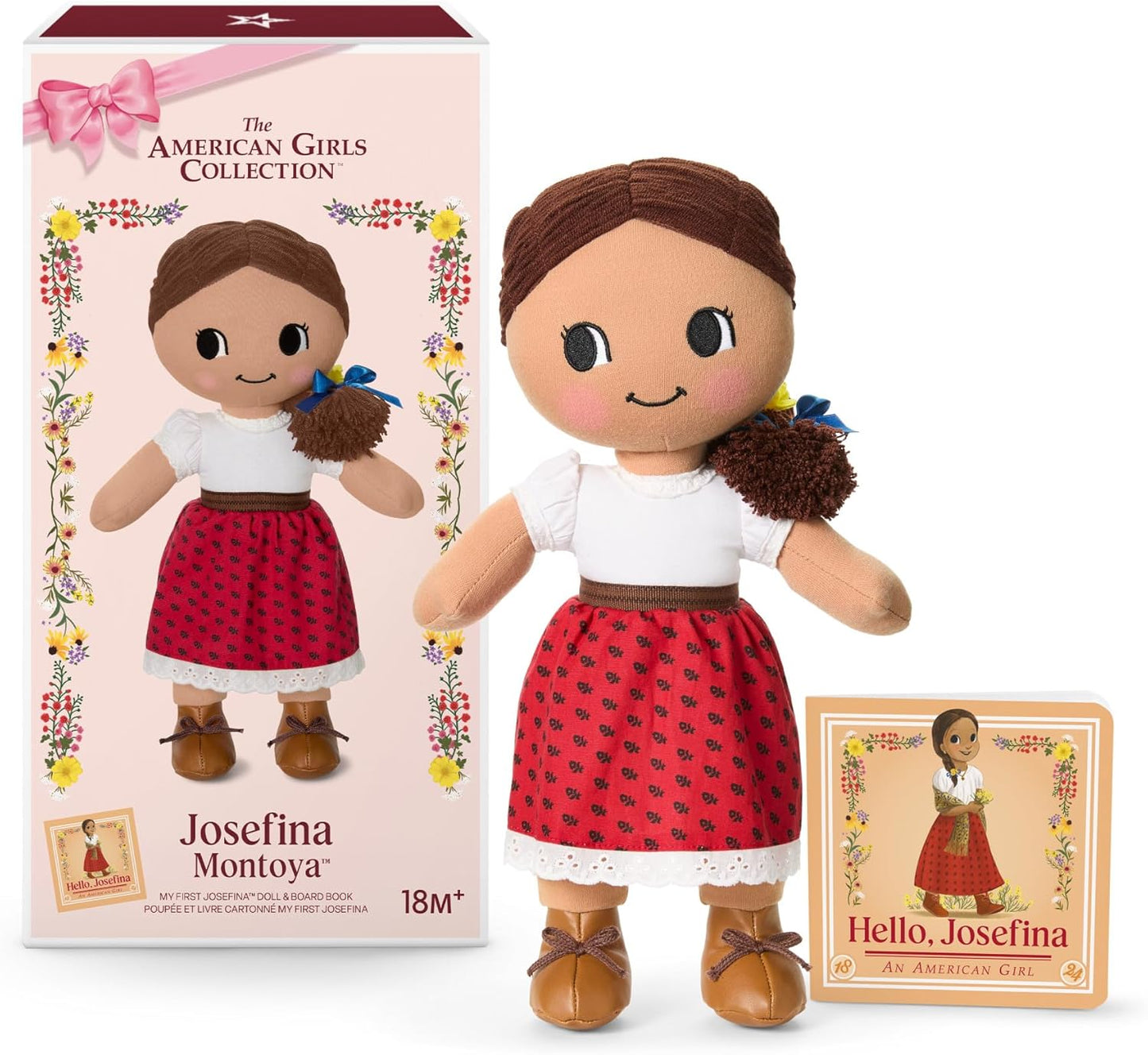 My First Josefina Doll & Board Book - Adorable Plush Toy for Kids