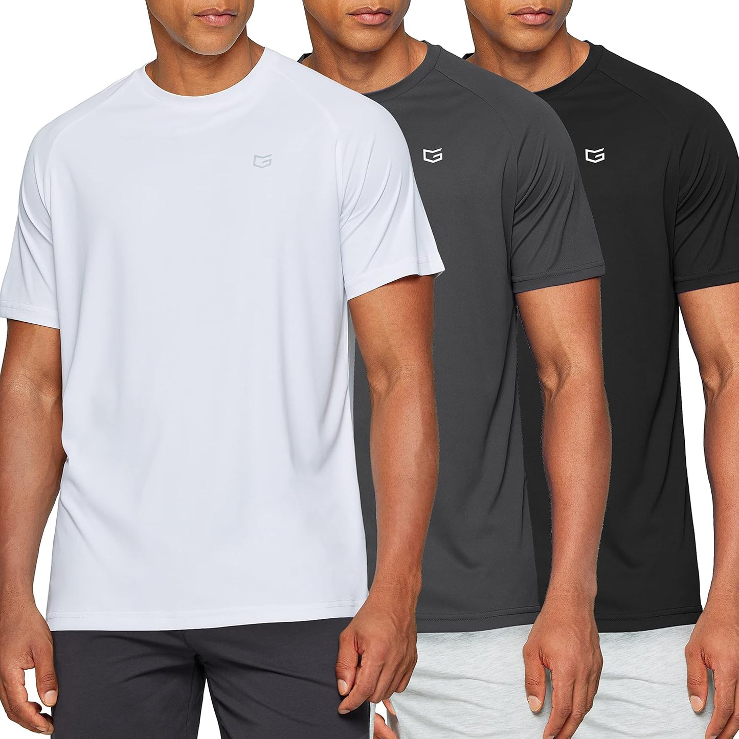 G Gradual Men's Workout Quick Dry T-Shirts for Gym and Sports