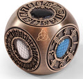 Metal DND Spinner Dice 7-in-1 D&D Dice Spinner - Aged Red Copper