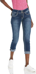 WallFlower Luscious Curvy 23.5 Mid-Rise Cropped Jeans - Curve Fit