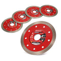 EZARC 4-1/2 in Super Thin Diamond Blade - Clean Tile Cuts