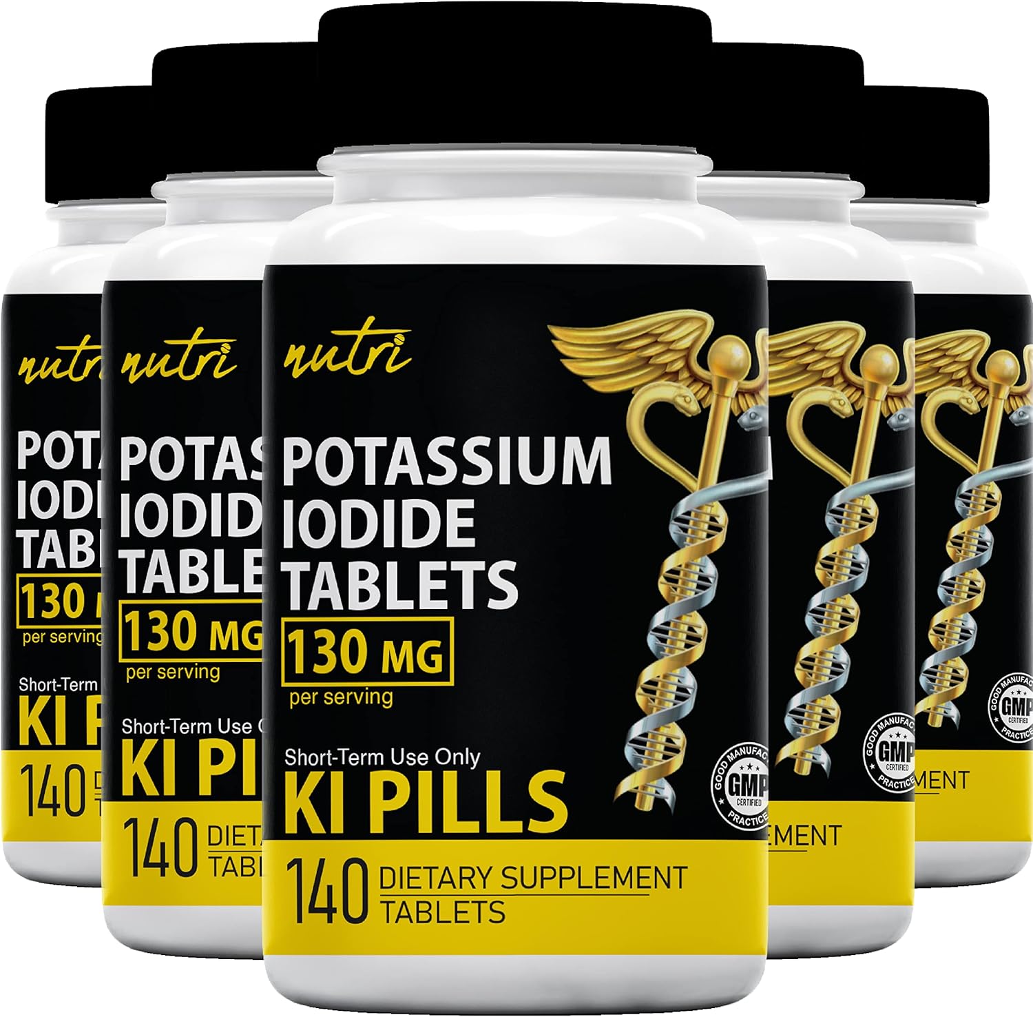 Potassium Iodide Tablets 130mg - 700 Genuine Tablets Pack