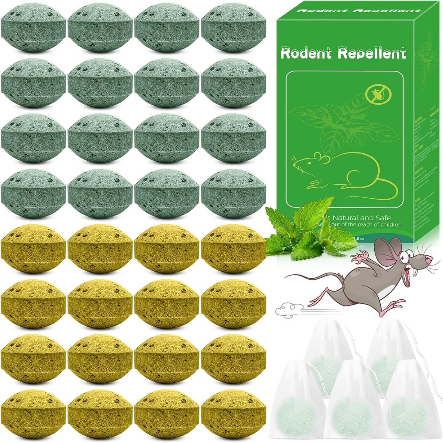 BuggyBeds Peppermint Oil Mouse Repellent - Family Pet Safe