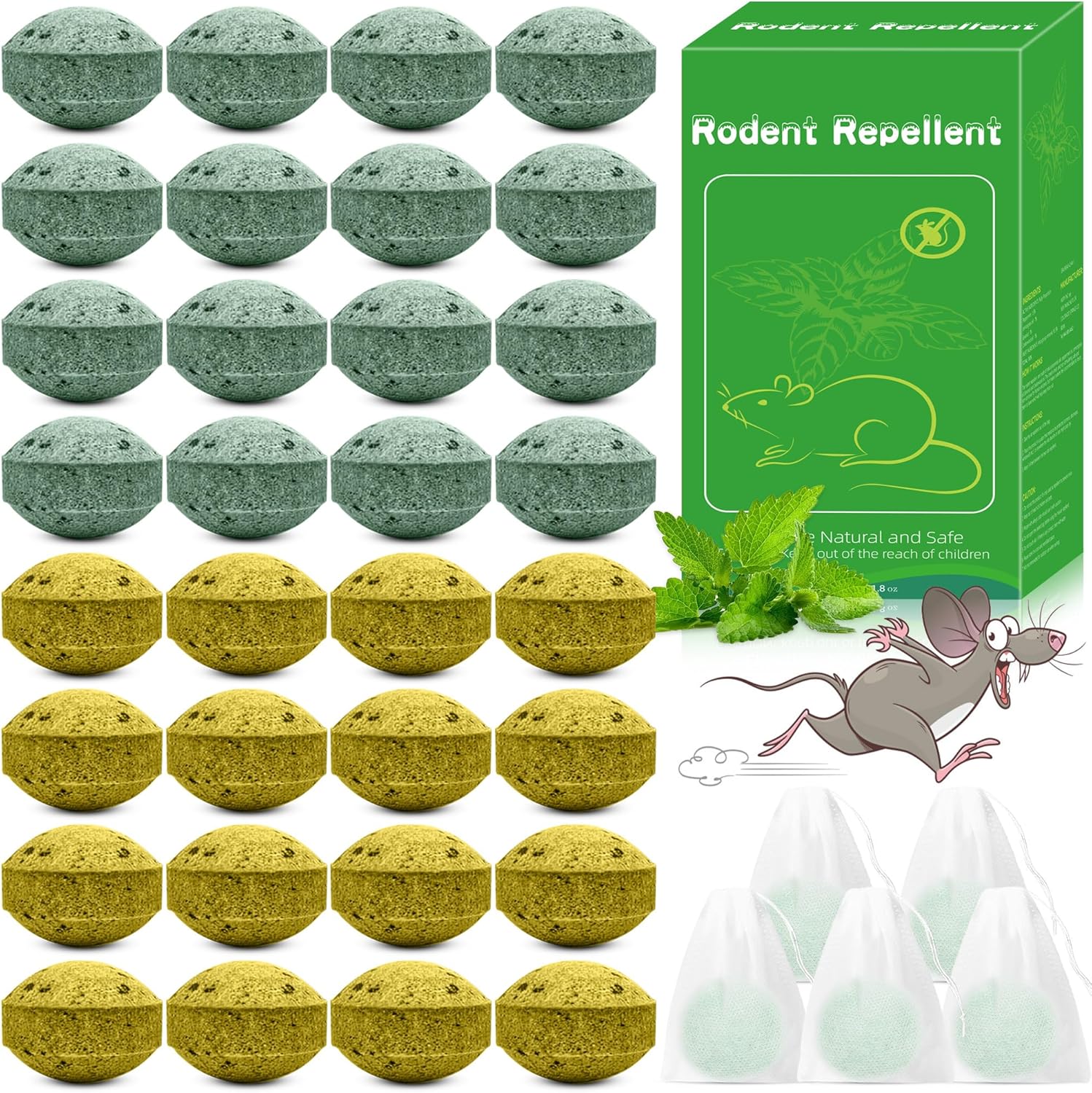BuggyBeds Peppermint Oil Mouse Repellent - Family Pet Safe