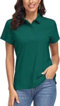 MAGCOMSEN Women's Polo Shirt UPF 50+ - Quick Dry Comfort Lightweight