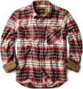 CQR Men's Flannel Shirt Designed for Outdoor Casual Wear