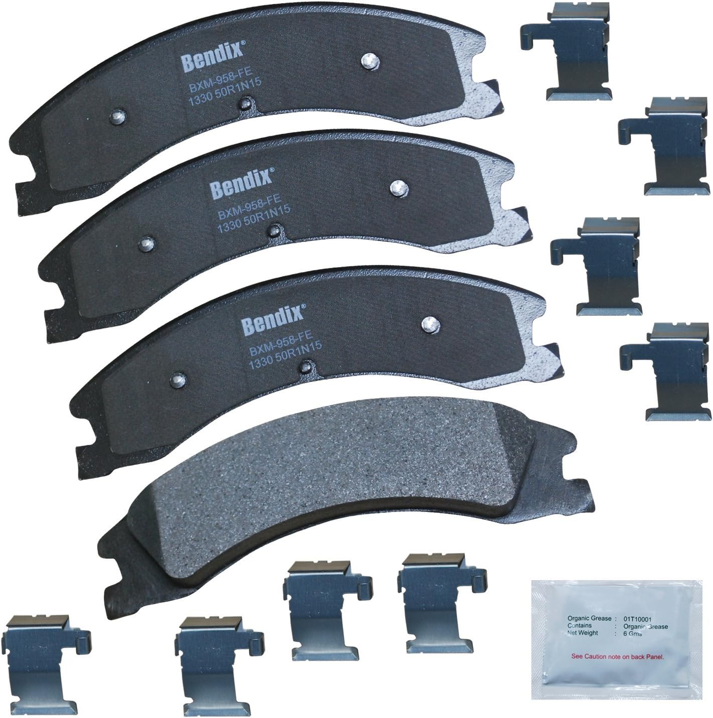 Bendix Priority1 CFM1330 Semi-Metallic Brake Pads for Ford E-450