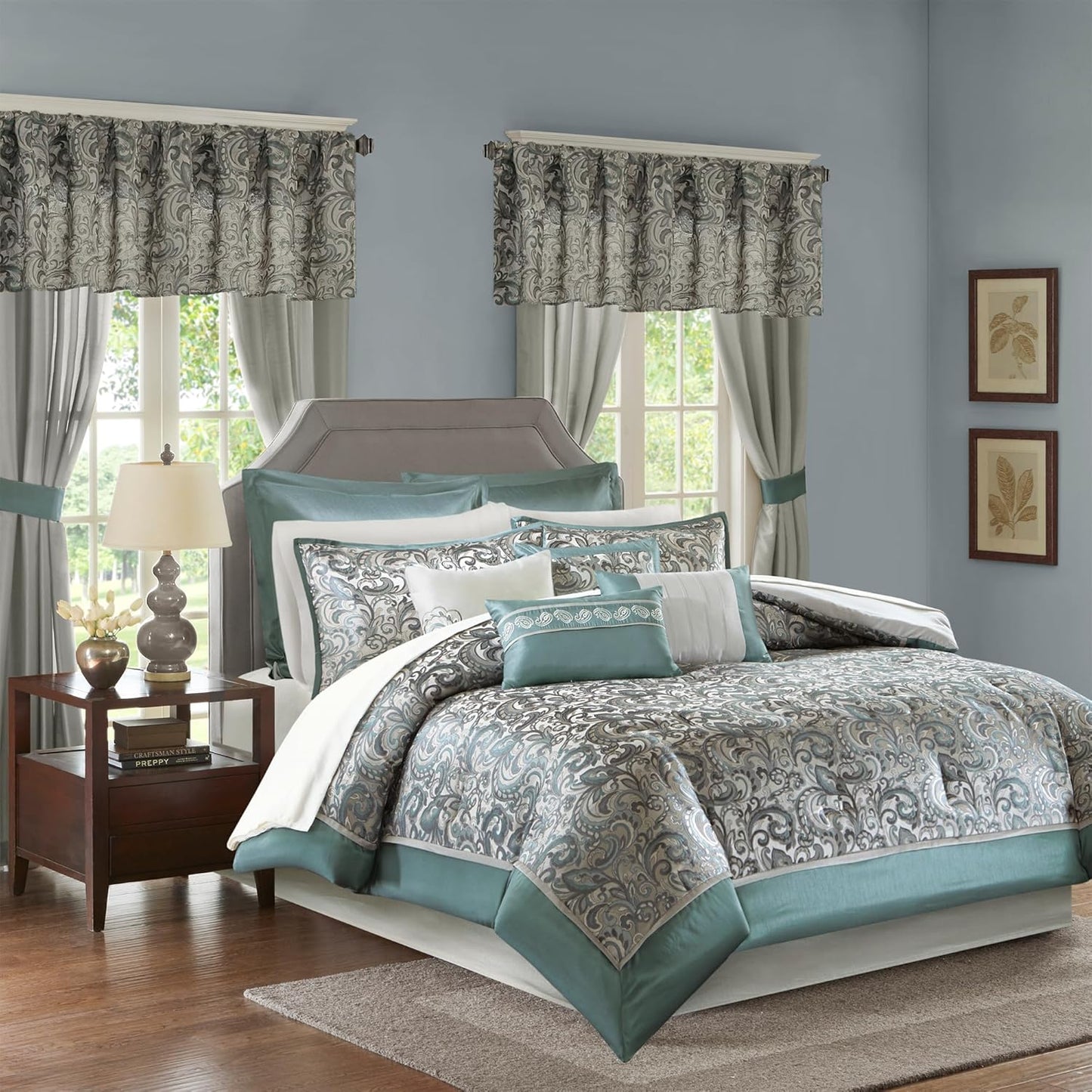 Madison Park Essentials Brystol 24 Piece Room in a Bag Set