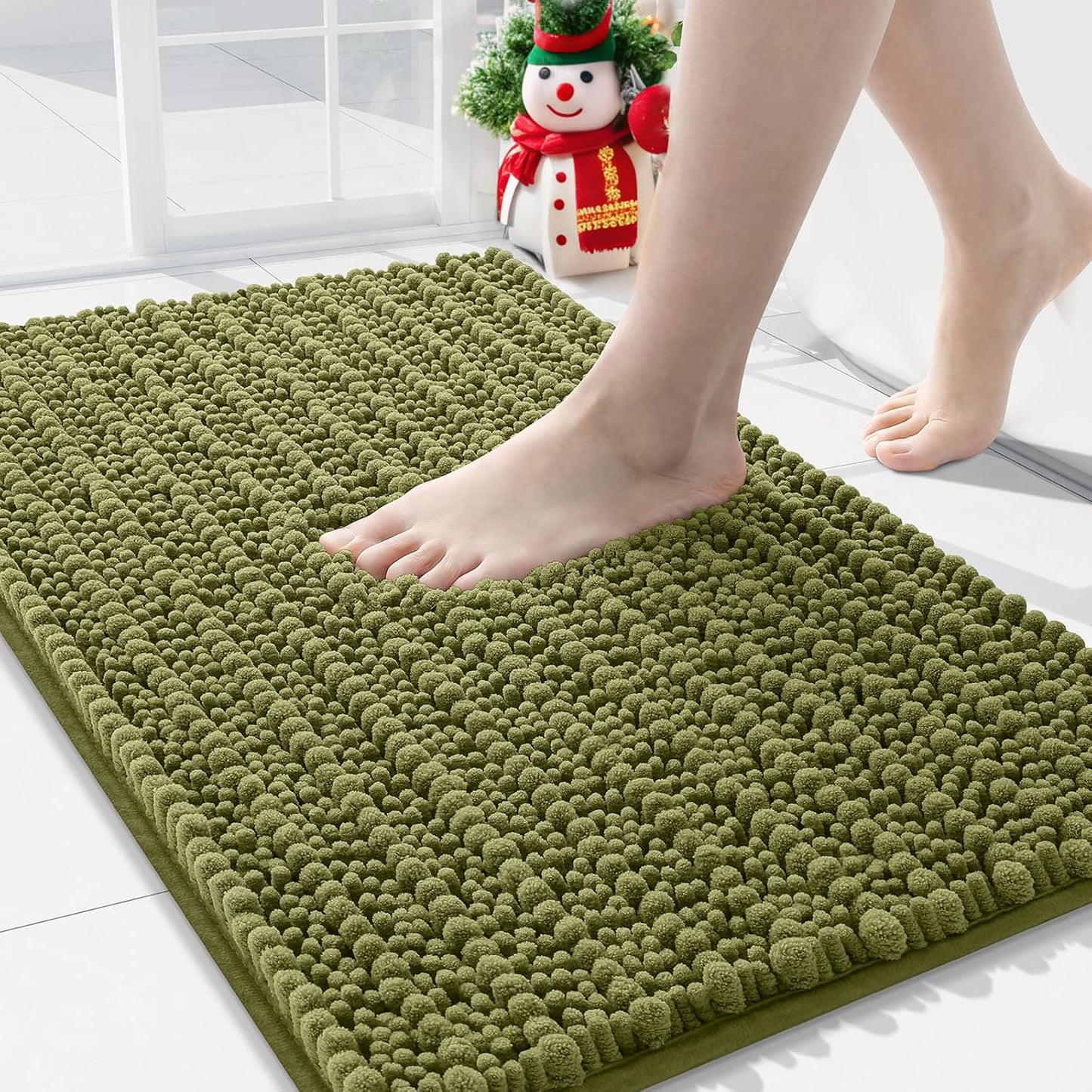 Arotive Luxury Chenille Bathroom Rug Mat for Ultimate Comfort