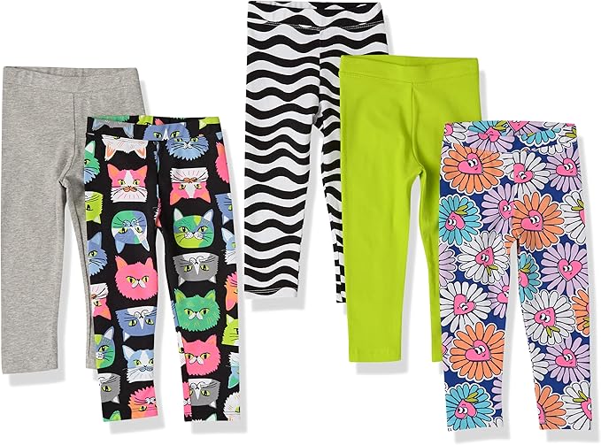 Girls and Toddlers' Leggings Multipacks for Everyday Comfort