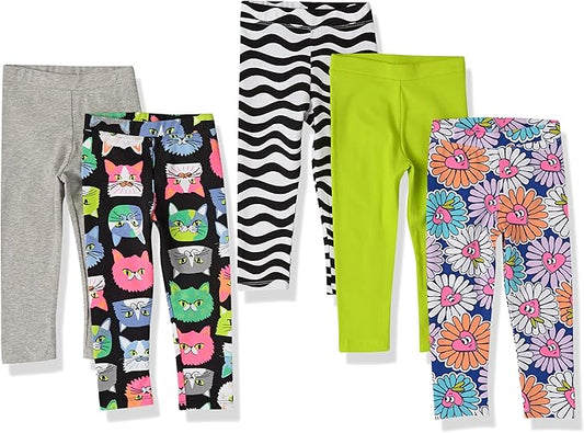 Girls and Toddlers' Leggings Multipacks for Everyday Comfort