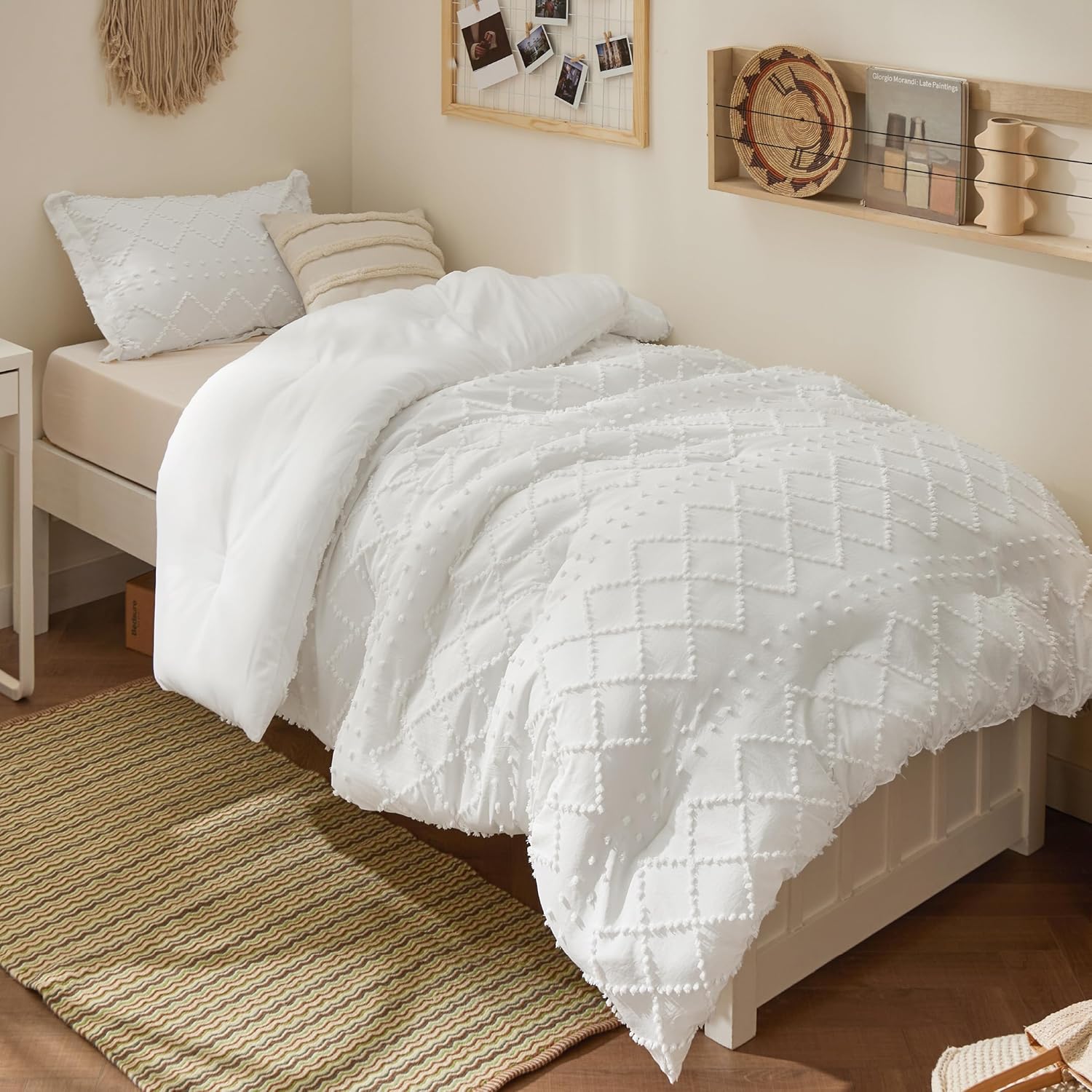 Bedsure Twin XL Comforter Set - Soft Boho Bedding for Kids