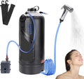 Teamaze Portable 12L Camping Shower: Instant Pressure Pump