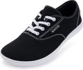 WHITIN Women's Wide Canvas Minimalist Barefoot Shoes (Style 8MWV)
