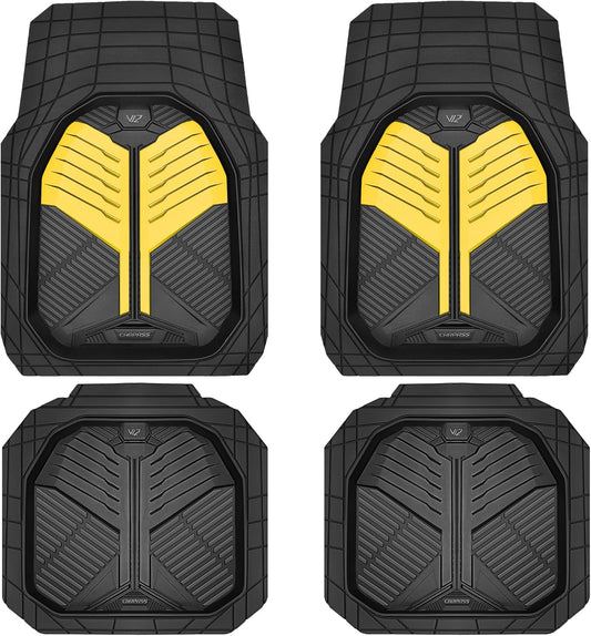 Heavy Duty Rubber Car Mats for All Weather Protection and Fit